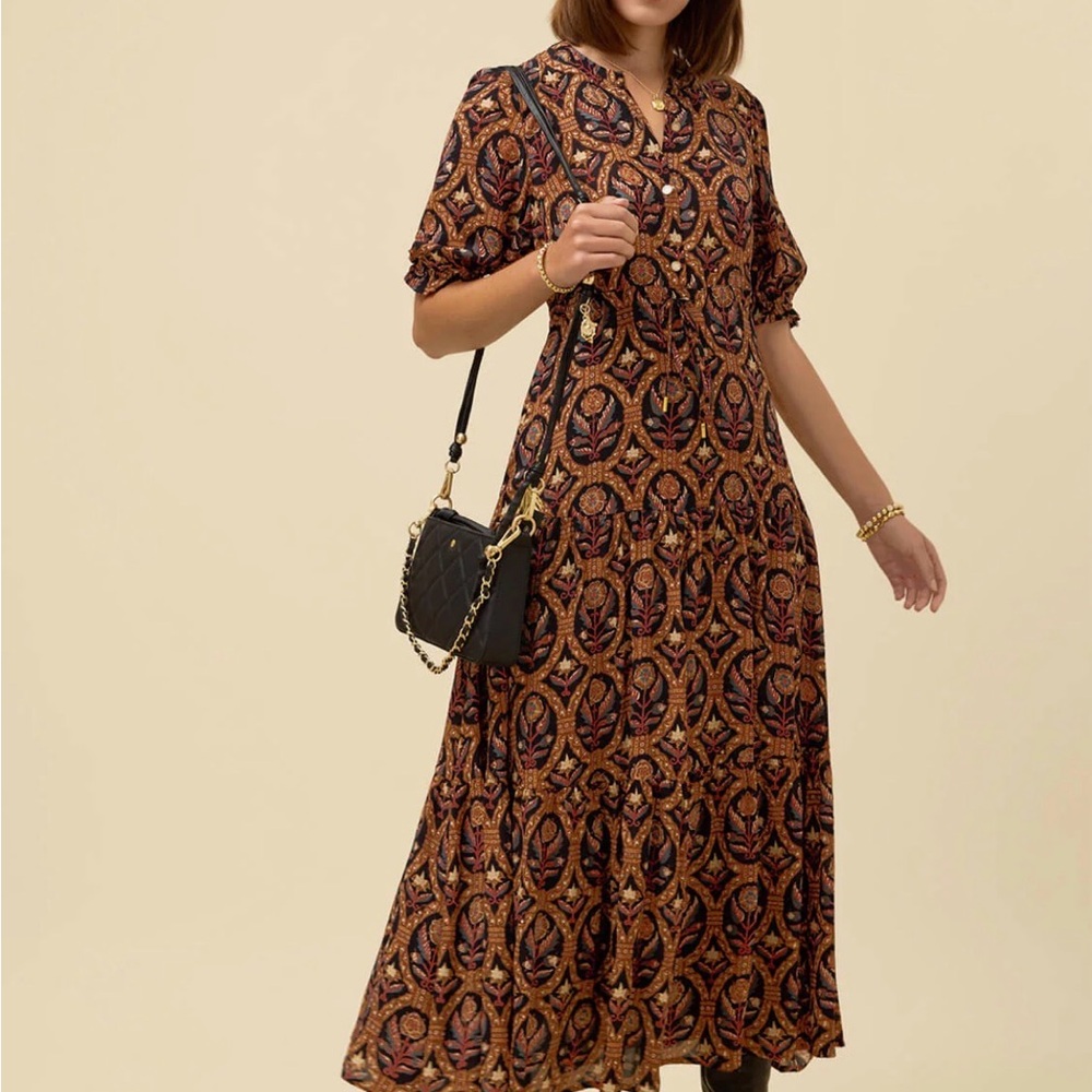 Spartina 449 Ornate Patterned Midi Dress